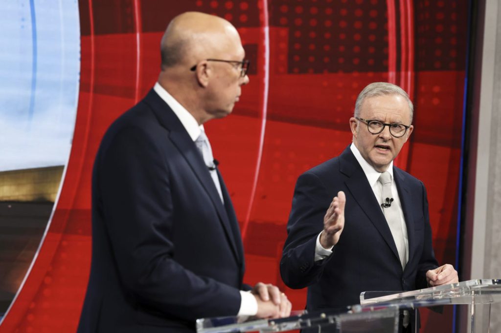 Leaders Debate; Image Source- 9News pool